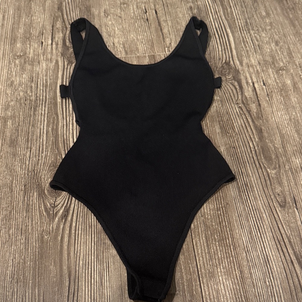 Superdown Black One-Piece Bodysuit